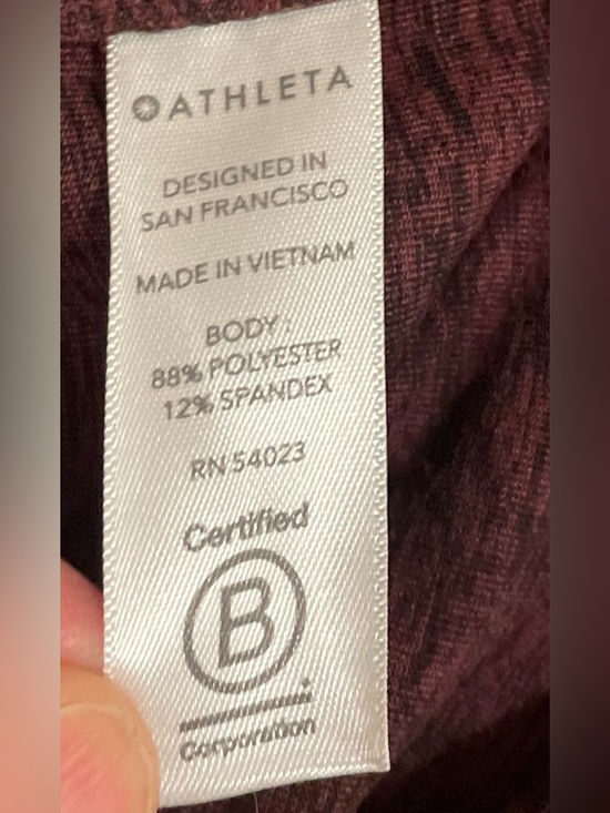 Athleta Cozy Hooded Pullover Sweatshirt - Deep Plum - Picture 8 of 9